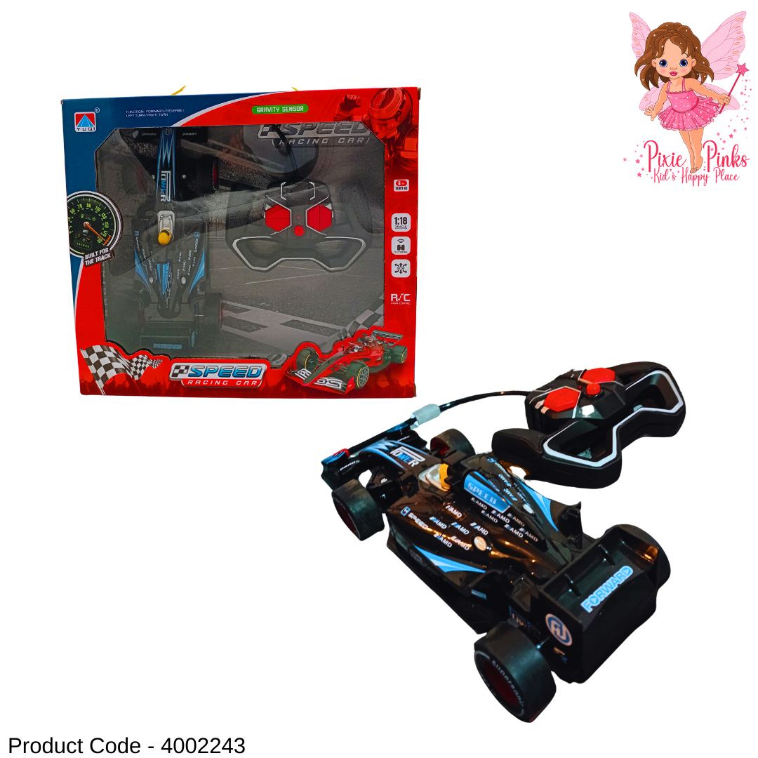1:18 RC Speed Racing Car with Gravity Sensor – 21cm Remote Control Formula Car for Kids 6+