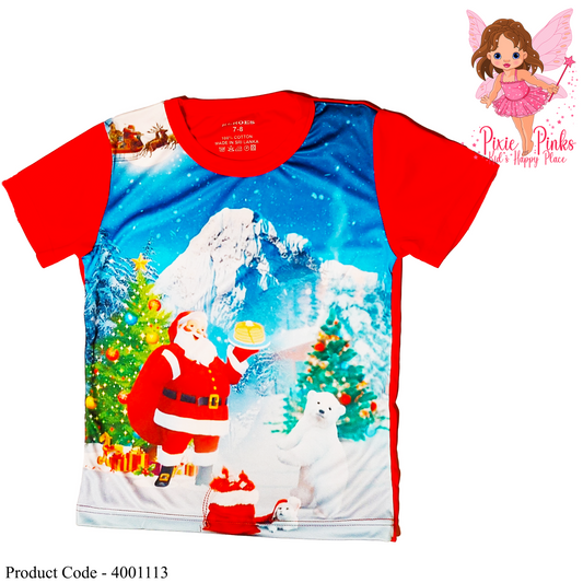 Pixie Pinks Santa Claus Christmas Kids' T-Shirt