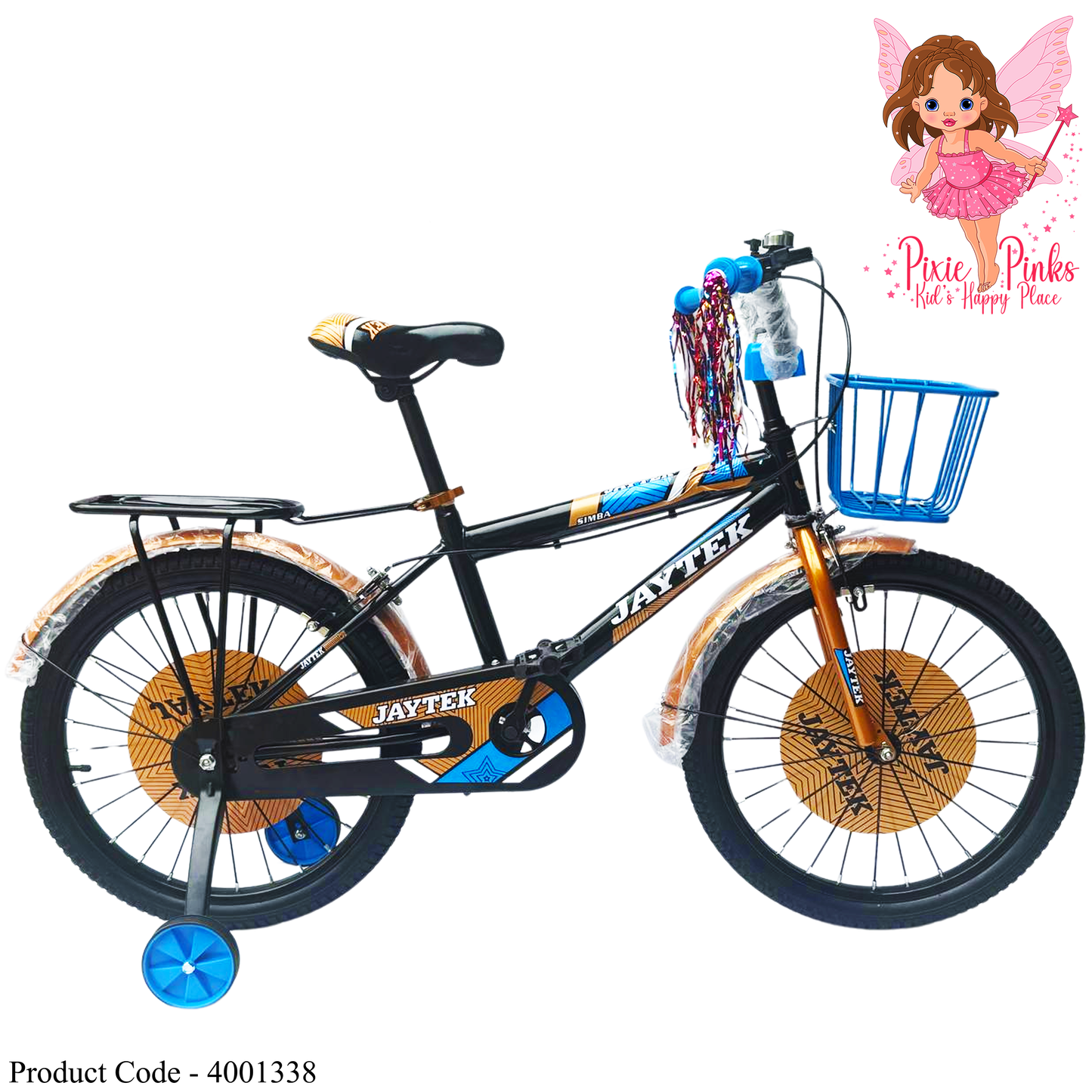 Jaytek Midnight Racer Kids Bicycle | Size 12", 16", 20"