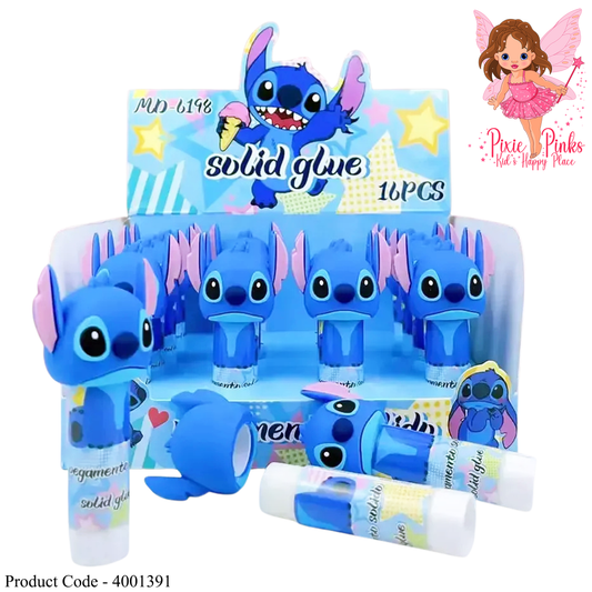 Stitch-Themed Solid Glue Stick – 1 pc | Cute Kids Stationery | Pixie Pinks
