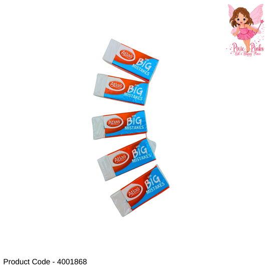 Atlas Soft Eraser for Students | Clean & Smudge-Free Pencil Eraser