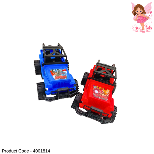 Kids Avengers Off-Road Toy Jeep – Durable, Big-Wheel Adventure Truck for Boys & Girls