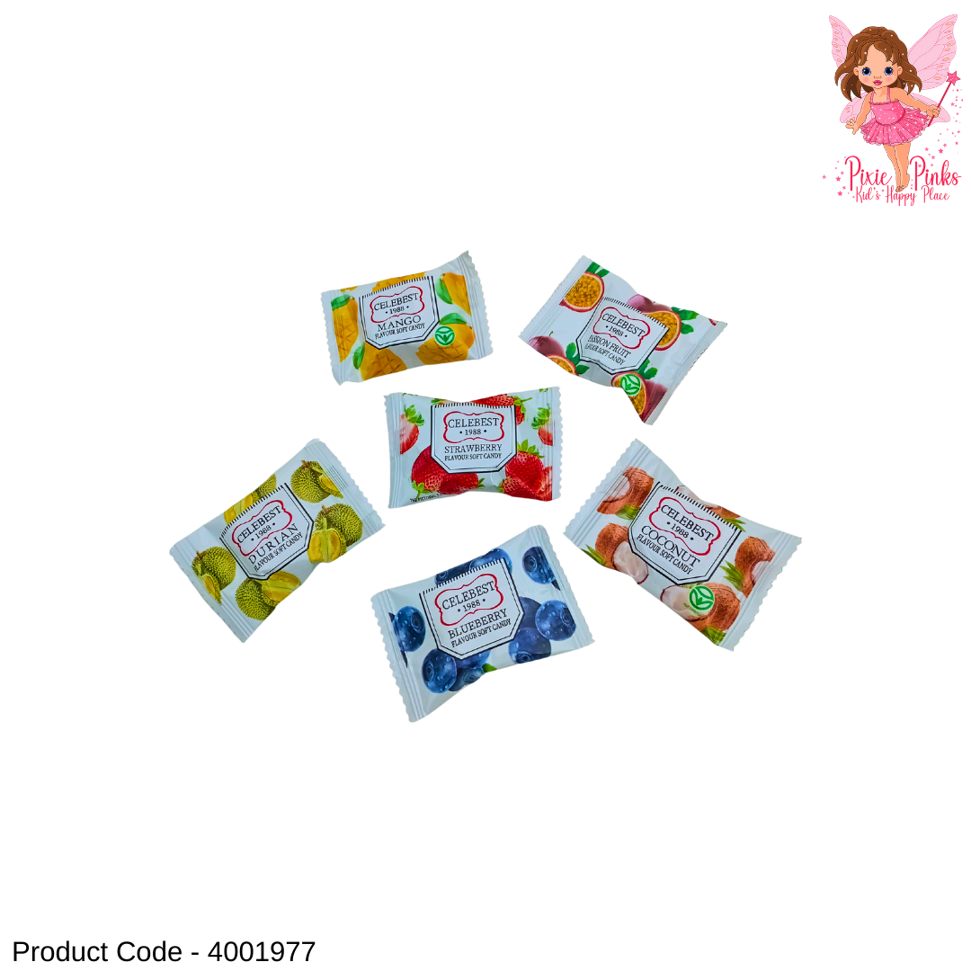 Celebest Assorted Flavoured Soft Candies – Tropical Fruit Candy Mix