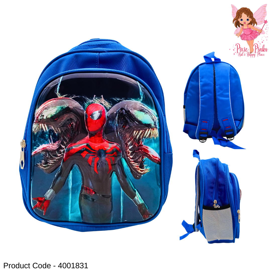 Small Spiderman School Bag for Boys – Lightweight Nursery Backpack with Bold Superhero Design