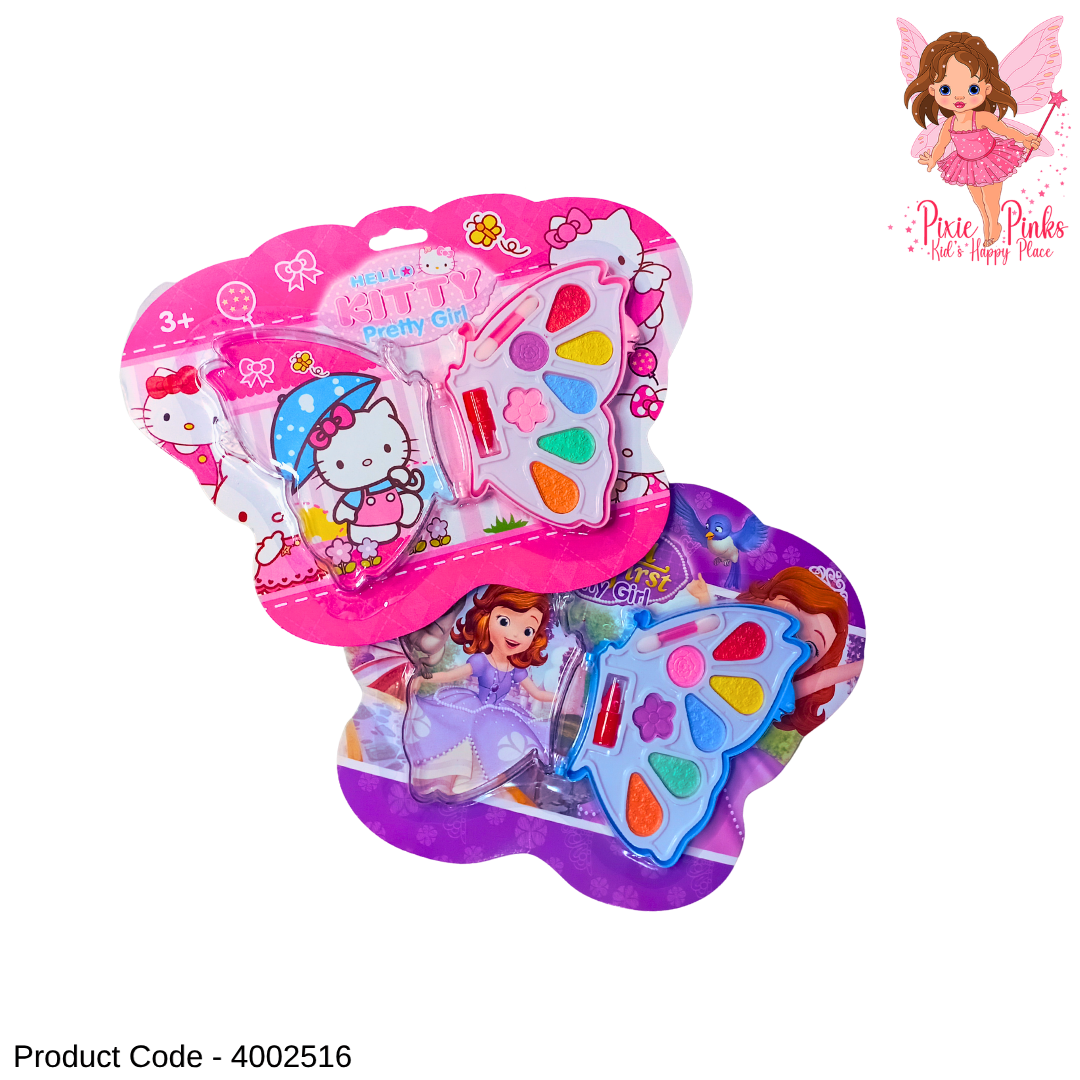 Girls Butterfly Makeup Set – Colourful Pretend Beauty & Makeup Play Kit for Kids
