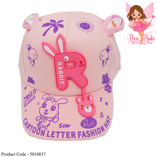 Pixie Pinks Rabbit Cartoon Fashion Cap