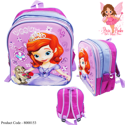 Pixie Pinks Princess Kids' Backpack – Perfect for Preschool and Grade 1