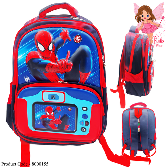 Kids’ Superhero Backpack – Spider-Man-Inspired Design (Grade 3 to 7)