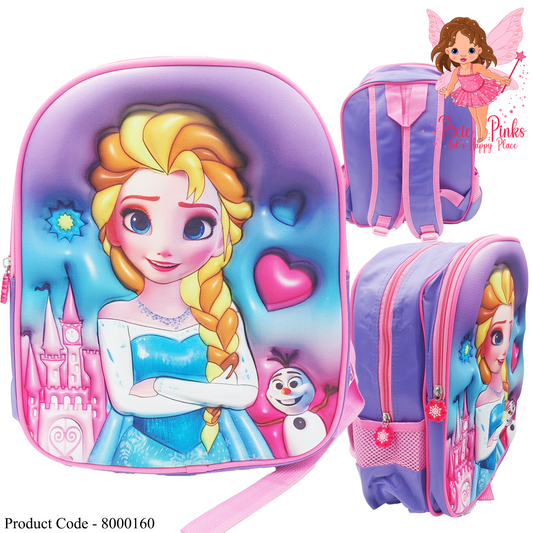 Kids’ Princess Backpack – Frozen-Inspired Design - Pre School