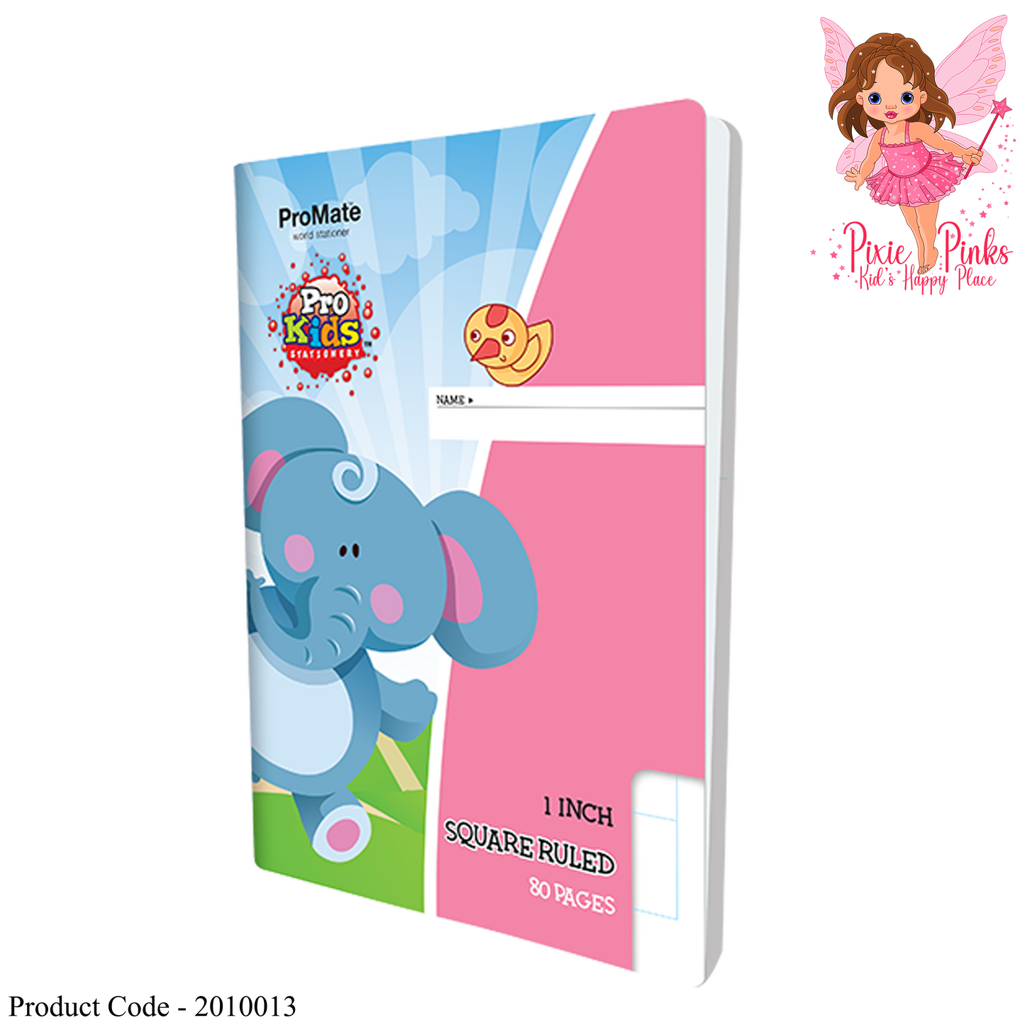 A5 Book Practical 1" Square Ruled 80Pgs