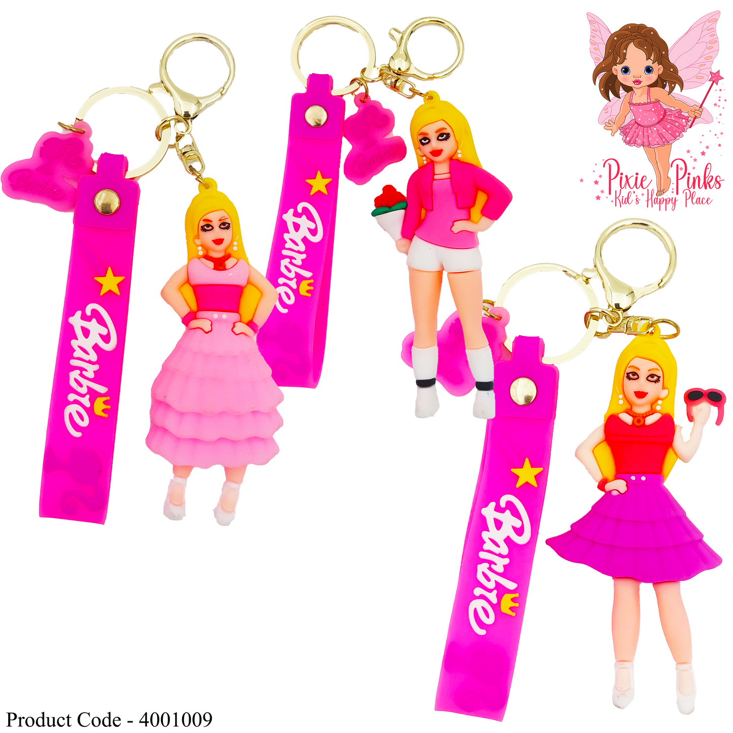 Barbie Fashion Key Charm Collection Key Tags