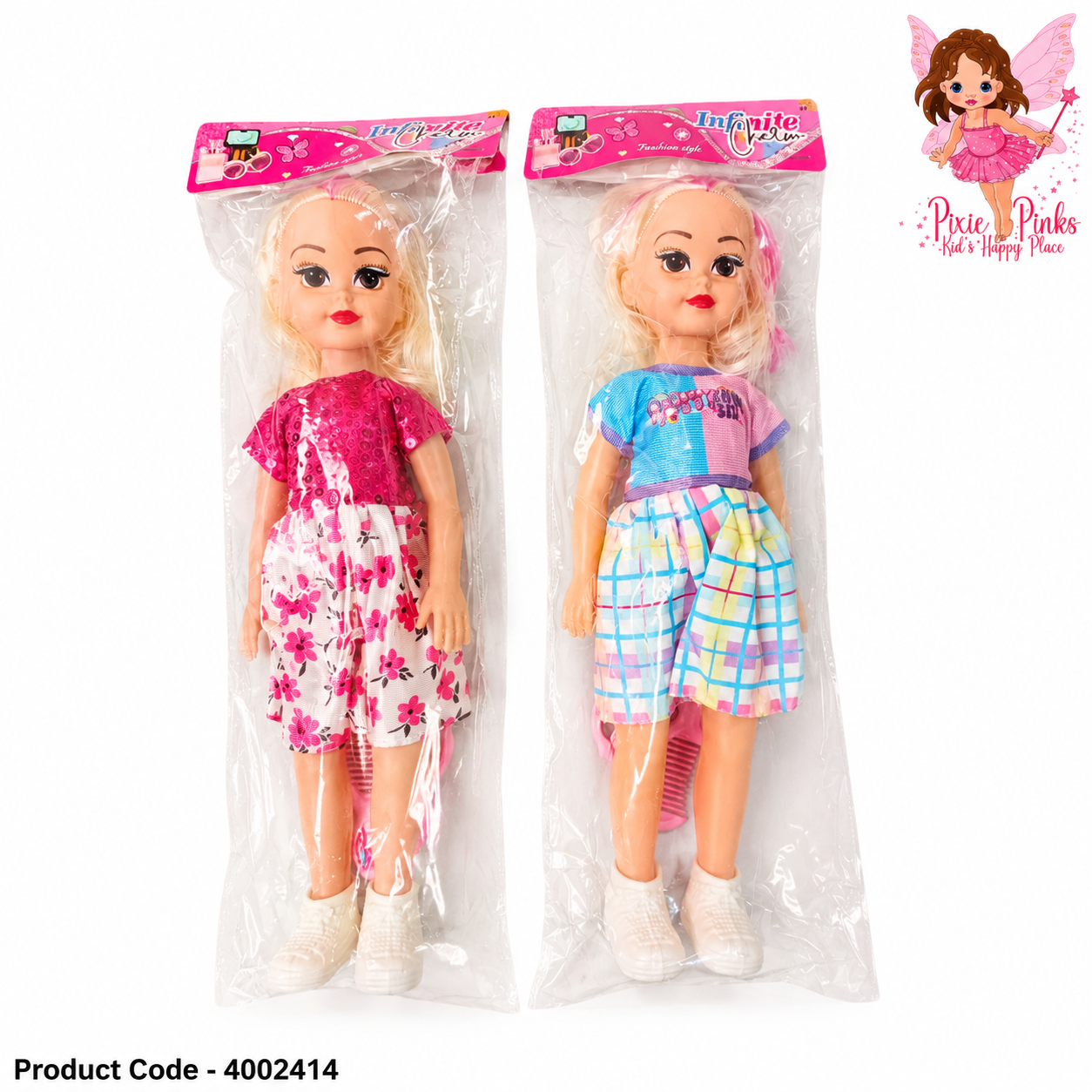 40cm Fashion Doll for Girls – Beautiful Dress-Up Doll Toy with Stylish Outfit & Long Hair (1 Piece)
