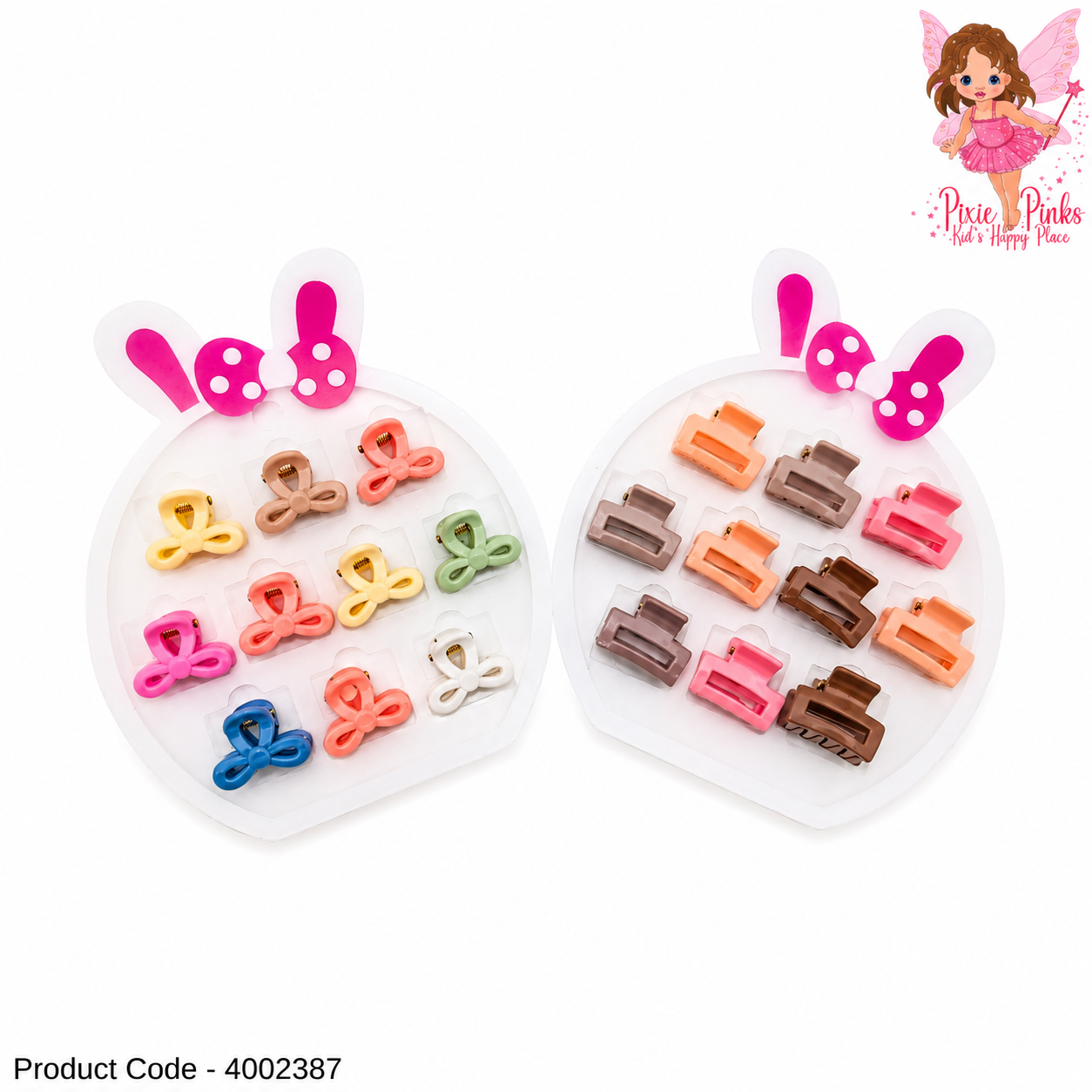 10-Piece Colorful Mini Hair Clips Set for Girls – Cute Pastel Hair Claw Clips Collection | Kids Hair Accessories Pack