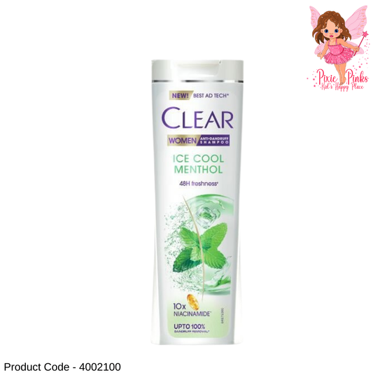 CLEAR Women Ice Cool Menthol Shampoo 180ml | 48H Freshness
