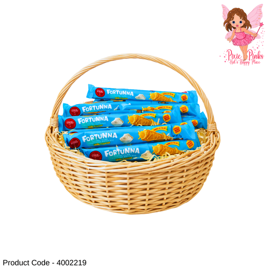 Fortunna Center Filled Triangular Wafer Bar 12g – Milk Flavour Cereal Based Snack