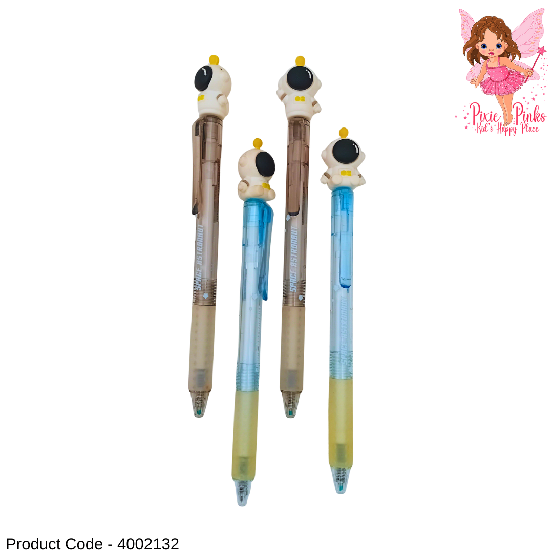 Cute Astronaut Space Click Pen for Kids – Smooth Writing School & Gift Pen