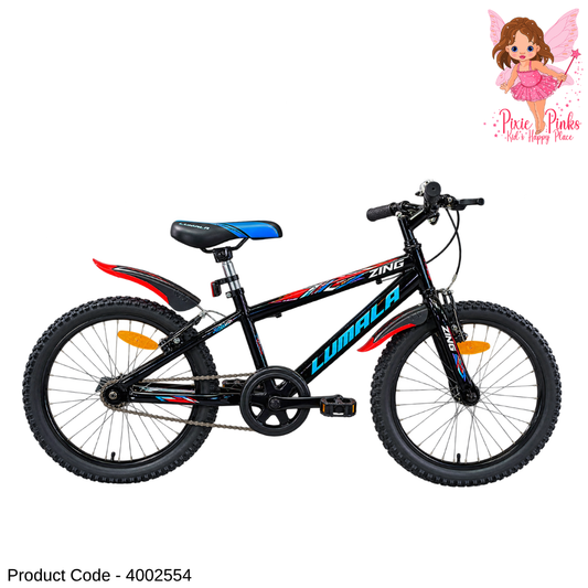 Lumala Zing 20-Inch MTB Kids Bicycle – Steel Frame, Steel Rims, Single Speed & Calliper Brakes