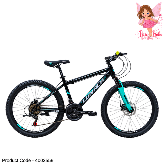 Lumala Techno 26-Inch Multi-Speed MTB Bicycle – Steel Frame, Steel Rims & Disc Brakes