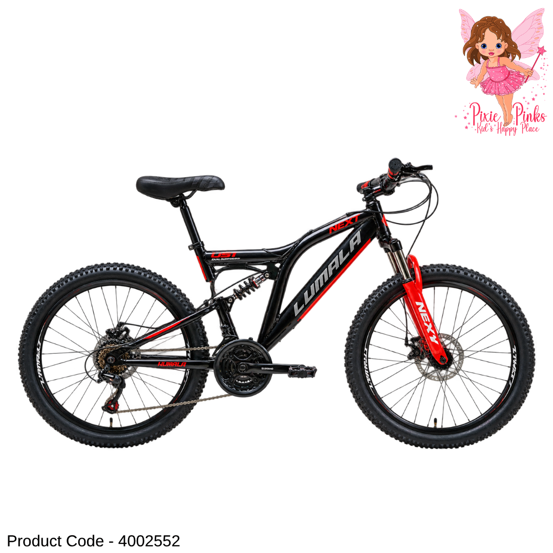 Lumala Next 26-Inch 21-Speed Mountain Bicycle – CRC Type Frame, Aluminium Rims & Front/Rear Disc Brakes