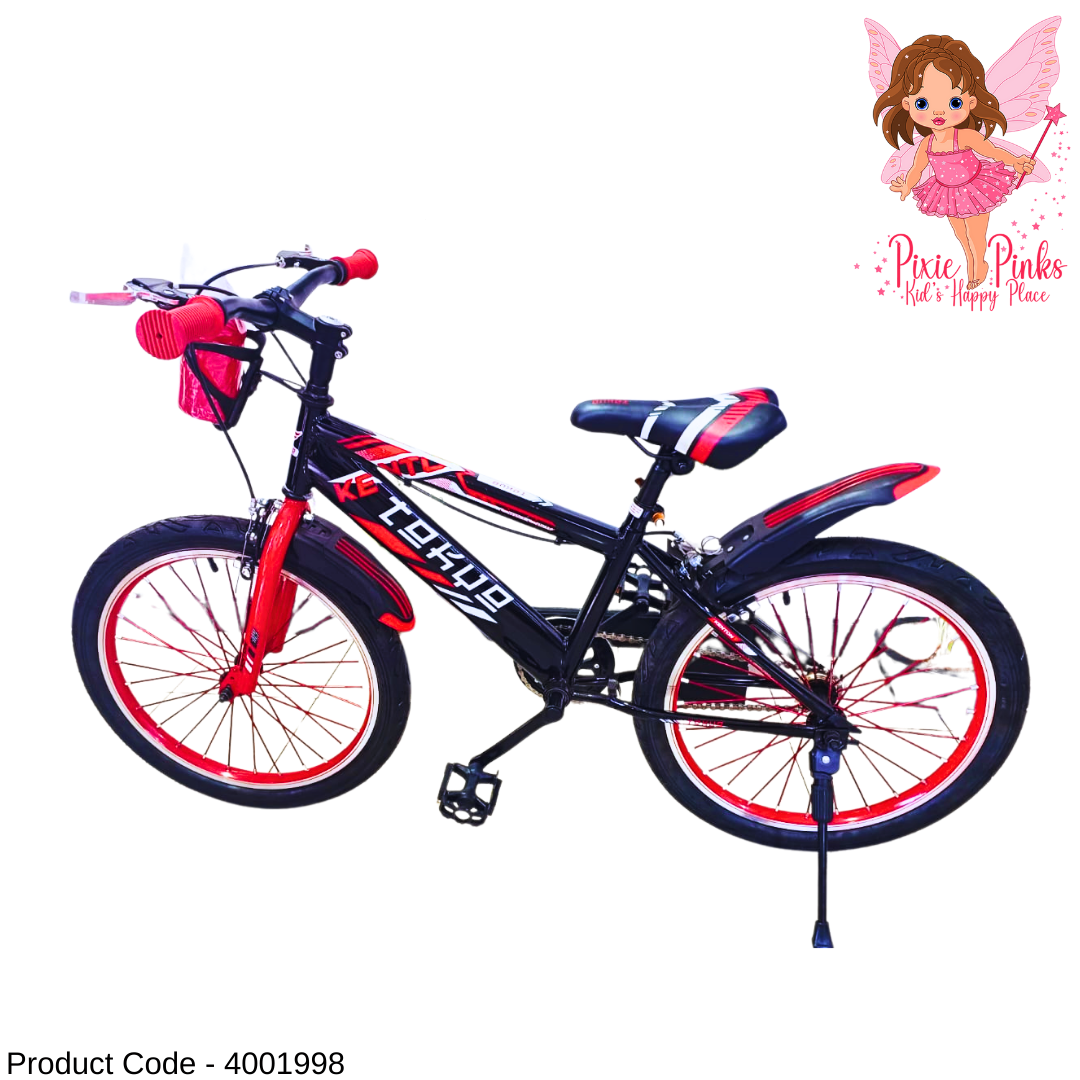 Kenton TOKYO Kids Bike – Black & Red (Size 16"/20")