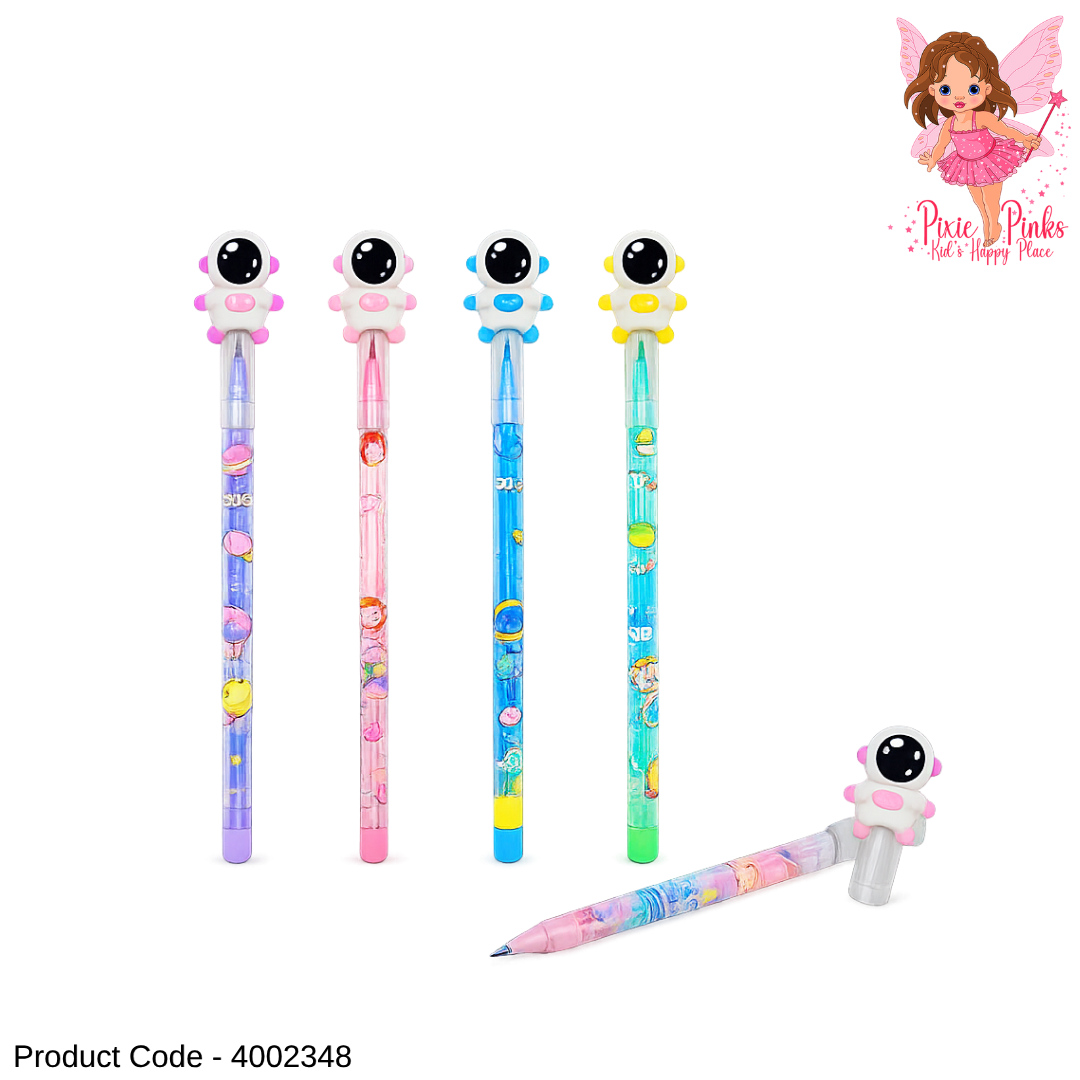 1Pc Cute Astronaut Interchangeable Pencil – Space Theme Mechanical Pencil for Kids School Supplies