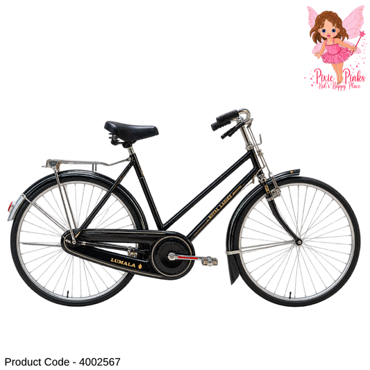 Lumala Royal Ladies 26-Inch Single-Speed Bicycle – CRC Frame, Steel Rims, Centre-Pull Brakes & Full Chain Cover