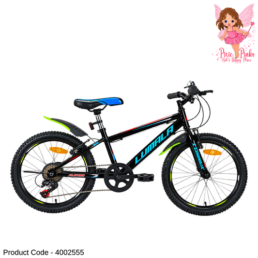 Lumala MS Platina 20-Inch MTB Bicycle – 6-Speed Steel Frame Bike with Calliper Brakes & Flat Bar