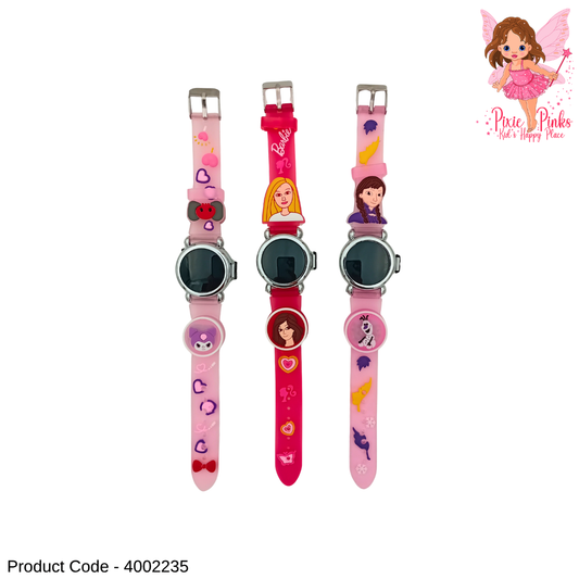 Girls LED Smart Watch with Light Display – Cute Digital Wrist Watch for School & Daily Wear