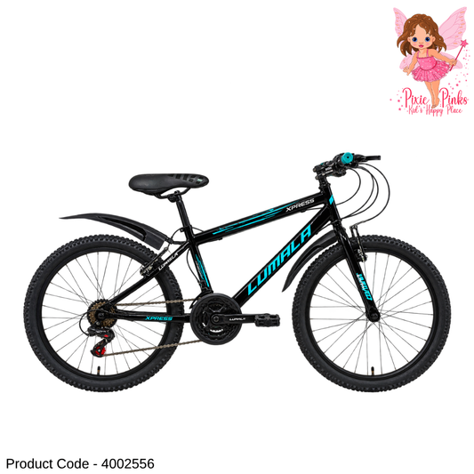 Lumala Xpress 24-Inch Multi-Speed MTB Bicycle – Steel Frame, Steel Rims & Calliper Brakes