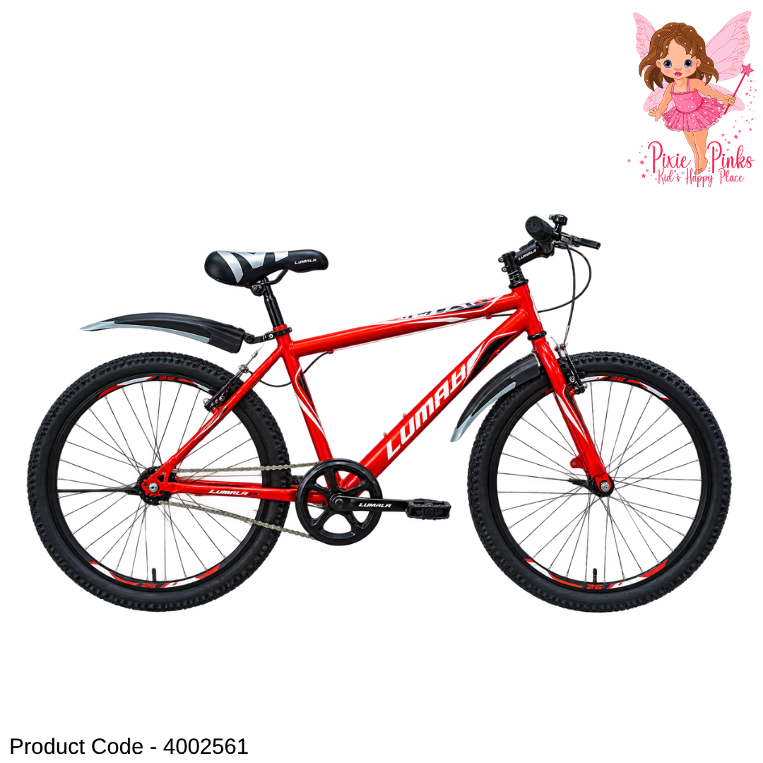 Lumala Ultra 26-Inch Single-Speed Bicycle – CRC Frame, Aluminium Rims, Calliper Brakes & Flat Bar