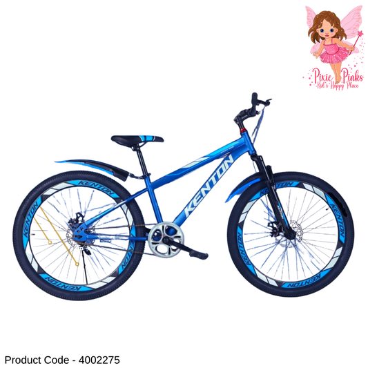 26" Cruiser Bicycle with Dual Disc Brakes – Single Speed, Front Suspension Comfort Bike