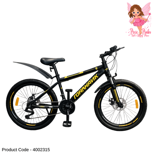 Tomahawk F-35 Mountain Bicycle 24” / 26” – Geared MTB with Dual Disc Brakes & Double Wall Rims