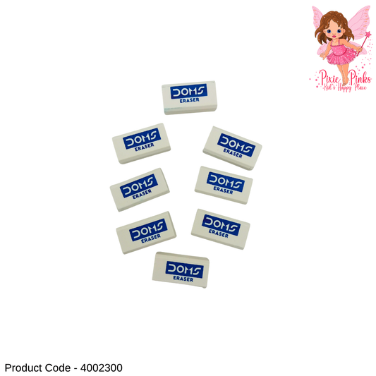 1PC Premium White Eraser – Soft Clean Eraser for School, Drawing & Office Use