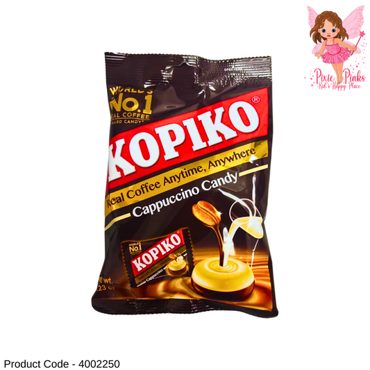 Kopiko Cappuccino Candies Pack – 100 Pieces Coffee Flavored Hard Candies
