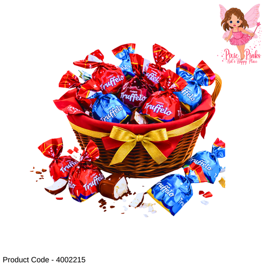 2KG Golden Truffelo Mini Chocolate – Premium Creamy Wrapped Chocolate Treat (1 Piece)