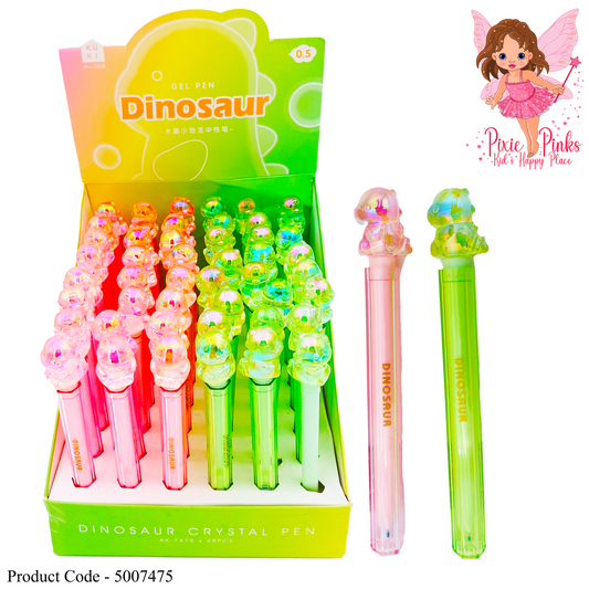Crystal Dinosaur gel pen