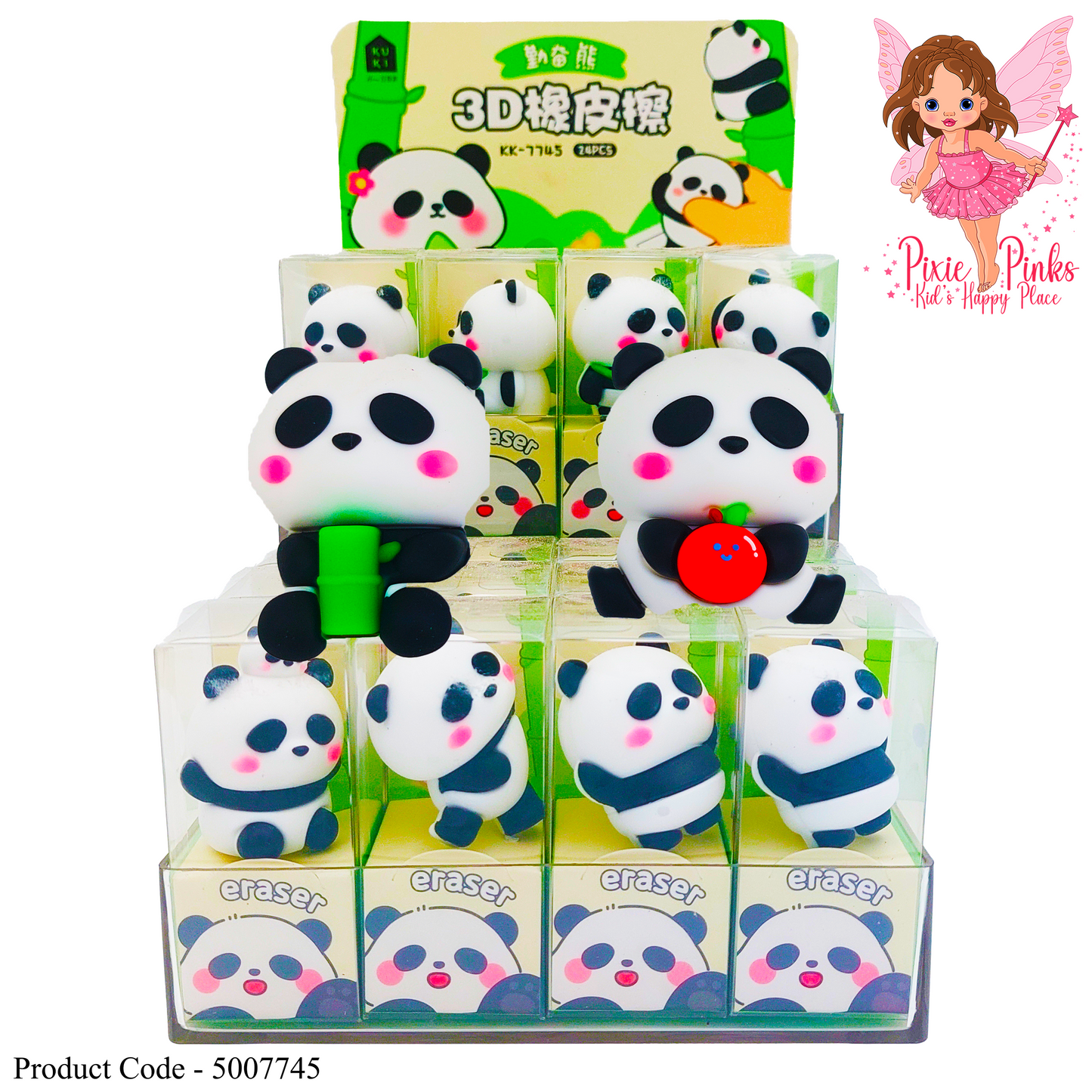 Diligent Bear Ornament Eraser
