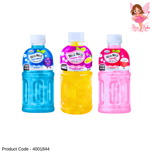Nico Nico 320ml Juice Drink – Refreshing Fruit Juice with Nata de Coco | Kids & Adults Favourite