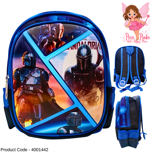 ✨ Mandalorian Kids Backpack – Cute & Durable School Bag for Nursery Boys ✨