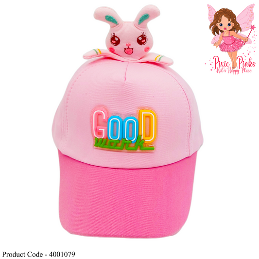 Good Walk Pink Rabbit Cap