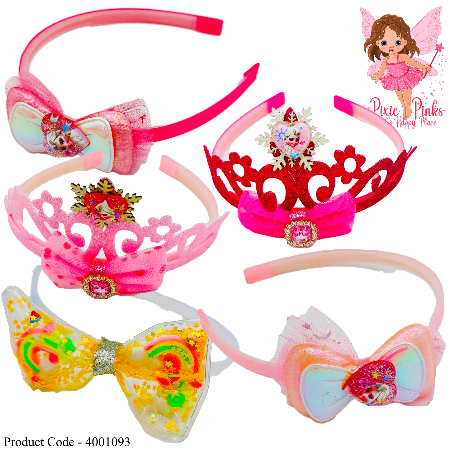 Pixie Pinks Princess Hairband Collection