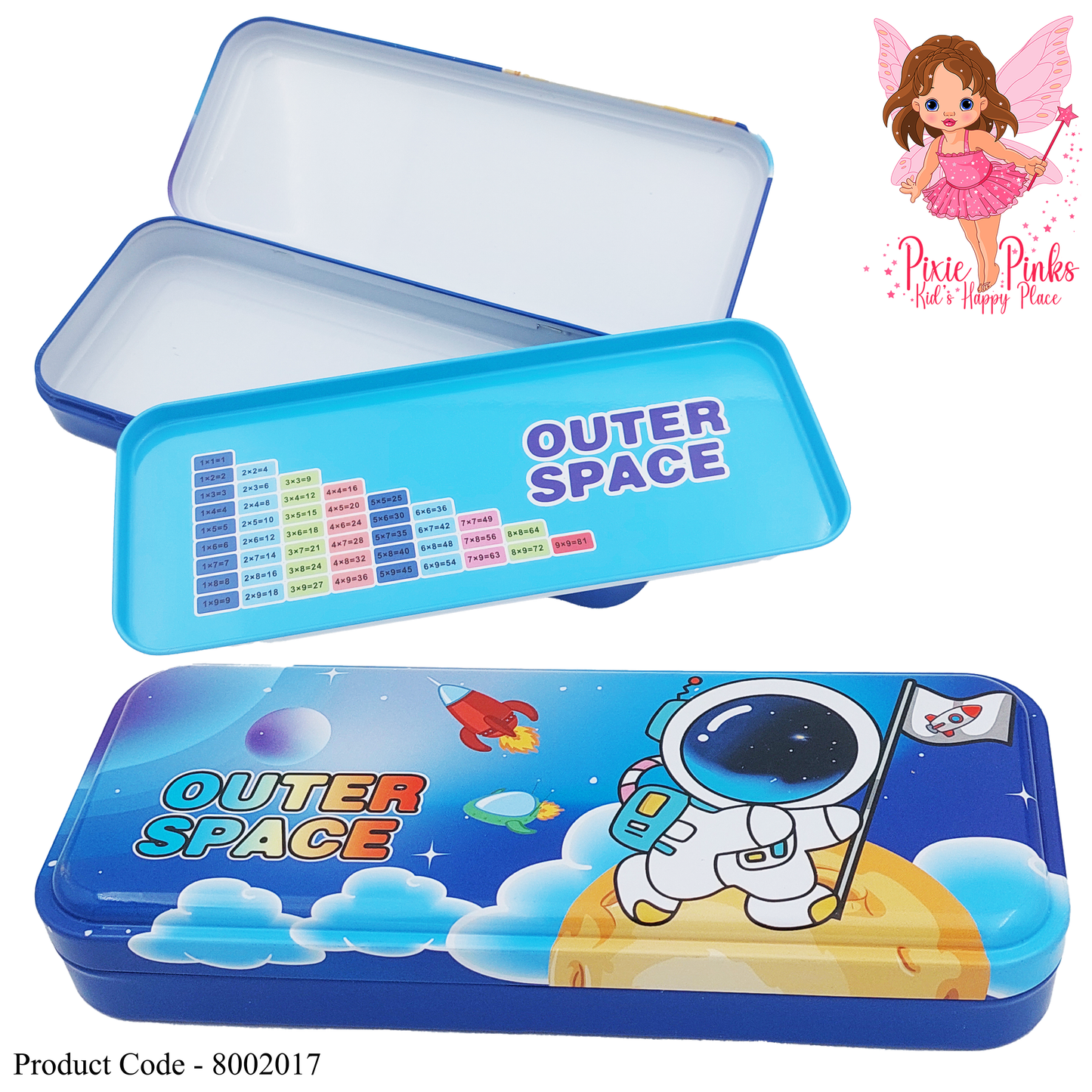 Outer Space Metal Pencil Container