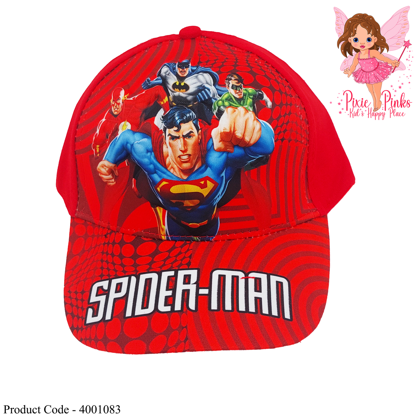 Spider Man emboss Kids Cap