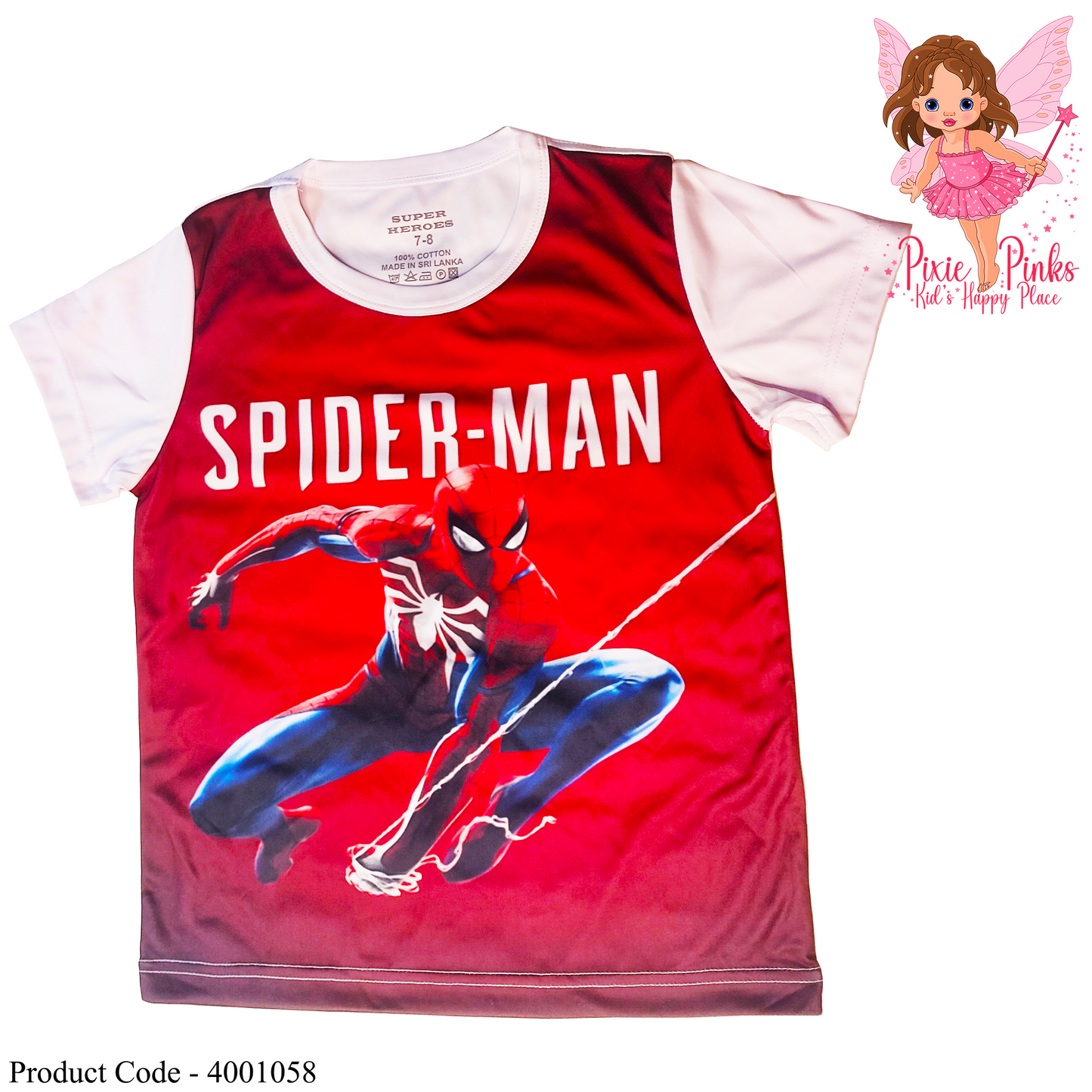 Spider Man Action Pose Kids T Shirt