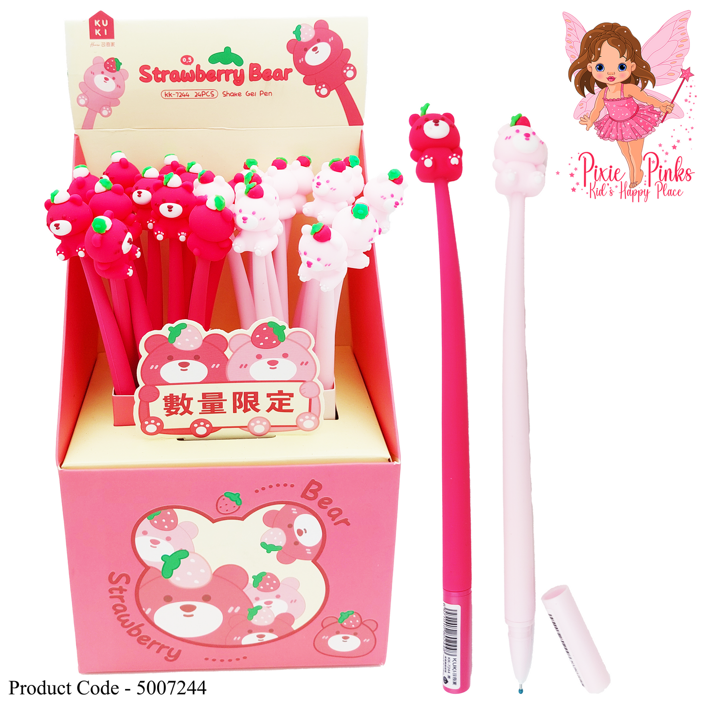 Strawberry Bear Shake pen