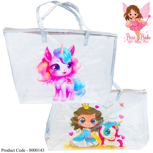 Magical Unicorn Clear Tote Bag